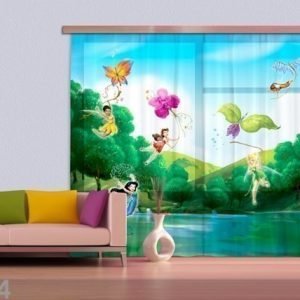 Ag Design Fotoverho Disney Fairies With Rainbow 180x160 Cm