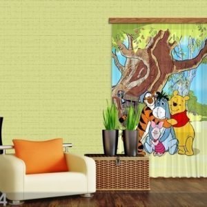 Ag Design Fotoverho Disney Winnie The Pooh And Friends 140x245 Cm