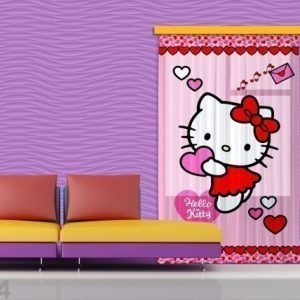 Ag Design Fotoverho Hello Kitty Heart 140x245 Cm