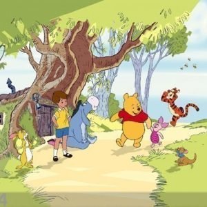 Ag Design Fotoverho Winnie The Pooh And Friends 180x160 Cm