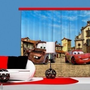 Ag Design Pimentävä Fotoverho Disney Cars 280x245 Cm