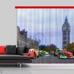 Ag Design Pimentävä Fotoverho Disney Cars 280x245 Cm