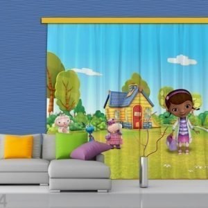 Ag Design Pimentävä Fotoverho Disney Doc.Mcstuffins 280x245 Cm