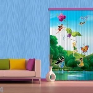 Ag Design Pimentävä Fotoverho Disney Fairies With Rainbow I 140x245 Cm