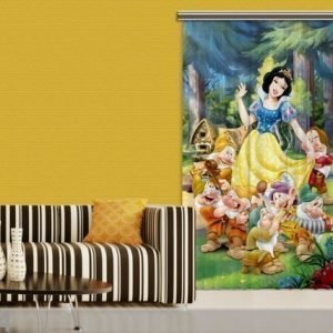 Ag Design Pimentävä Fotoverho Disney Snow White I 140x245 Cm