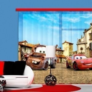 Ag Design Puolipimentävä Fotoverho Disney Cars 2 280x245 Cm