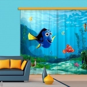 Ag Design Puolipimentävä Fotoverho Disney Nemo 280x245 Cm