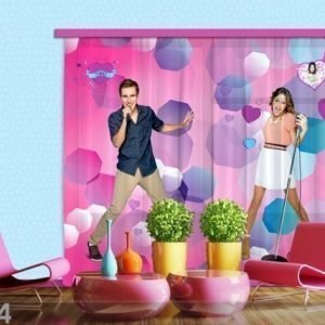 Ag Design Puolipimentävä Fotoverho Disney Violetta Sings 280x245 Cm