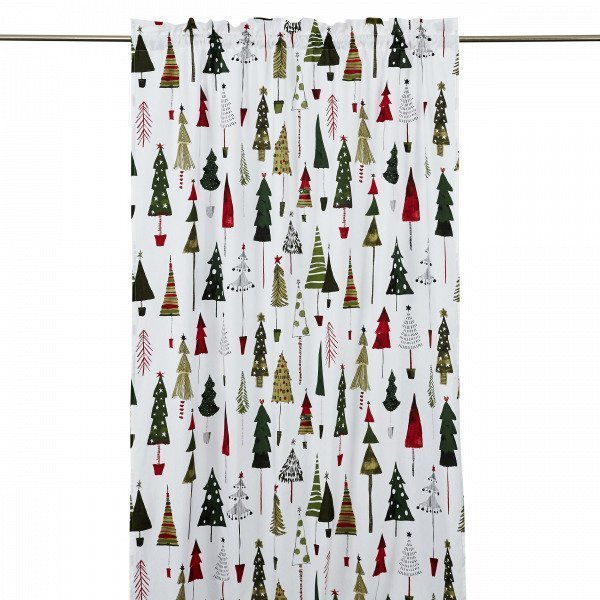Hemtex Christmas Tree Curtain With He Verho Multi 120x240 Cm
