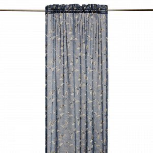 Hemtex Colleen Curtain W Head And Cha Verho Antiikinsininen 140x240 Cm