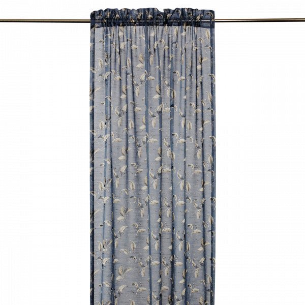 Hemtex Colleen Curtain W Head And Cha Verho Antiikinsininen 140x240 Cm