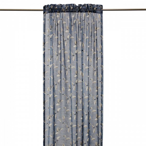 Hemtex Colleen Curtain W Head And Cha Verho Antiikinsininen 140x240 Cm