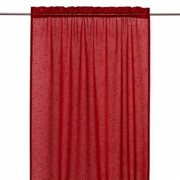 Hemtex Erika Pujotuskujaverho Joulunpunainen 120x240 Cm