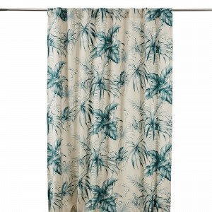 Hemtex Kampala Curtain W Hidden Loops Sivuverho Sinivihreä 140x240 Cm