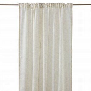 Hemtex Otto Tape Curtain Piilolenkkiverho Beige 140x300 Cm