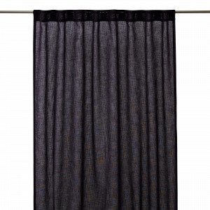 Hemtex Otto Tape Curtain Piilolenkkiverho Tummanharmaa 140x300 Cm