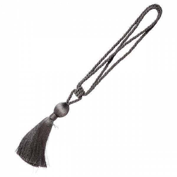 Hemtex Tassel Curtain Tie Band Tassel Verhotamppi Tummanharmaa