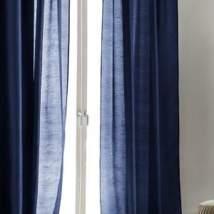 Jotex Grace Sivuverhot Sininen 2-Pakkaus