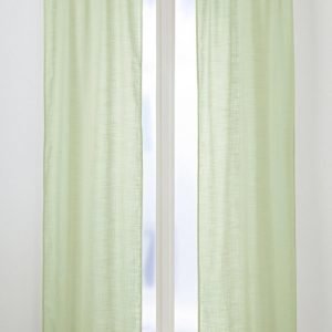 Jotex Hilda Sivuverhot Vihreä 2-Pakkaus