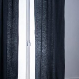 Jotex Kursiv Rengasverhot Harmaa 2-Pakkaus