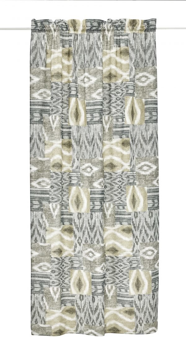 Koodi Ikat Verho 135x250 Cm 2-Pakkaus