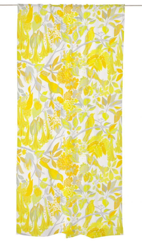 Vallila Esmeralda Verho Yellow 140x250 Cm