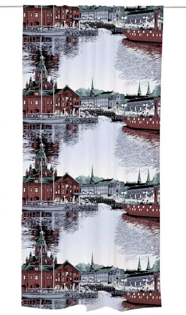 Vallila Kanavaranta Verho Monivärinen
