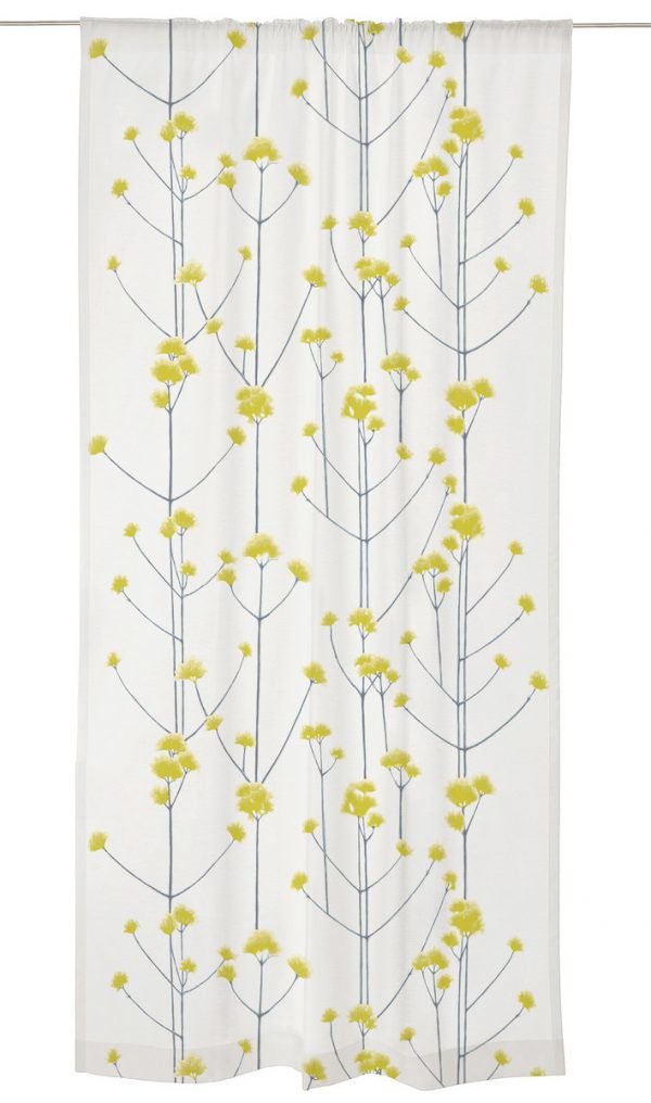 Vallila Sofia Light Verho Yellow 140x250 Cm