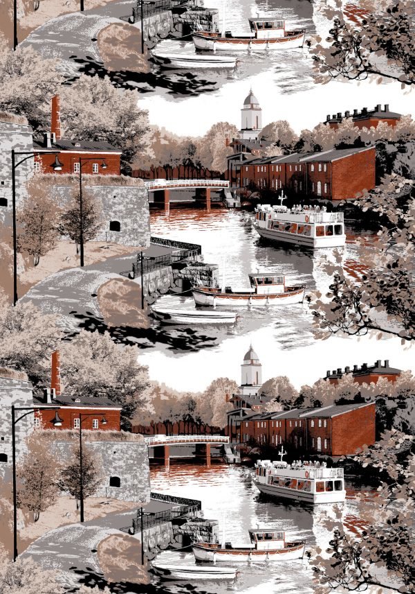 Vallila Suomenlinna Verho 140x250 Cm