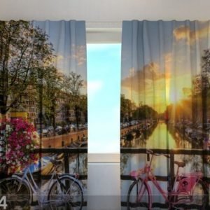 Wellmira Pimentävä Verho Beautiful Sunrise Over Amsterdam 240x220 Cm