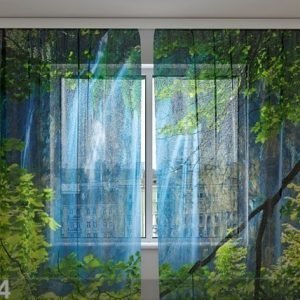 Wellmira Sifonki-Kuvaverho Waterfall Behind The Window 240x220 Cm